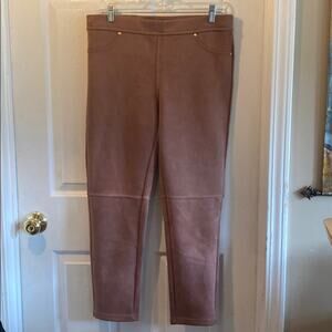 Marc New York women’s Medium brown faux suede leggings